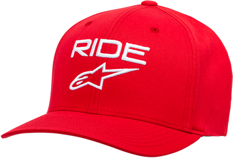 ALPINESTARS Ride 2.0 Hat - Red/White - Small/Medium 1019811143020SM