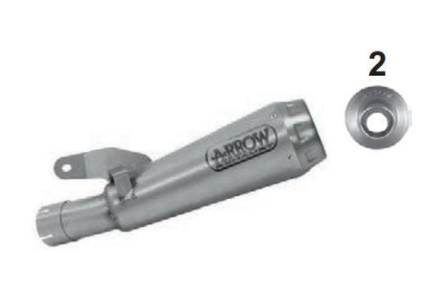 Arrow Pro-Race Slip-On Titanium Pro-Race  GSX-S1000 2017-2020/KATANA 71828PR