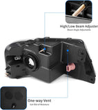 2004-2008 Ford F150 Black Housing Amber Reflector Clear Lens Oe Replacement