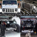 7 Inch LED Headlight Round Dot Approved