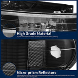 Autosaver88 Headlight Assembly Compatible With 19992002 Chevy Silverado 20002006 Tahoe Suburban Headlamp Bumper Lights Black Housing Reflector