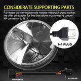 7 Inch LED Headlight Round Dot Approved