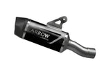 72658AKN Arrow Indy Race Evo for BMW R1300GS 2024 ALUMINIUM "DARK" Slip-on Exhaust with carbon end cap