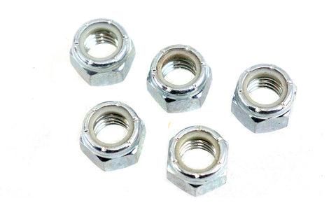 Zinc Plated 7/16 inch-14 Nyloc Lock Nut - V-Twin Mfg.