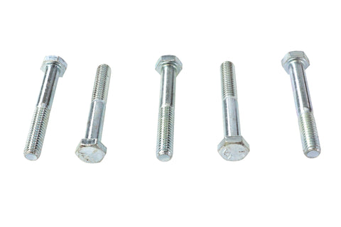 Hex Cap Bolts Zinc 5/16 inch X 2-1/4 inch - V-Twin Mfg.