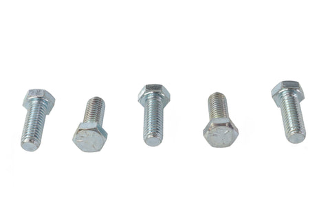 Hex Cap Bolts Zinc 3/8 inch x 1 inch - V-Twin Mfg.
