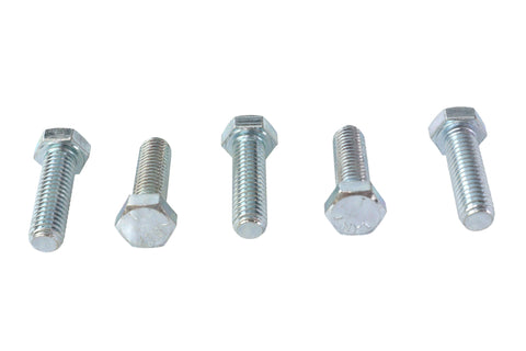 Hex Cap Bolts Zinc 3/8 inch x 1-1/4 inch - V-Twin Mfg.