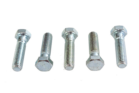 Hex Cap Bolts Zinc 3/8 inch-16 x 1-1/2 inch - V-Twin Mfg.