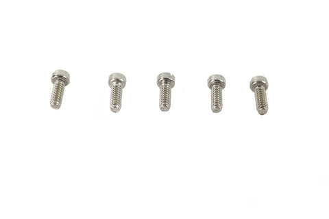 Fillister Head Screws 6-32 X 3/8 inch Zinc - V-Twin Mfg.
