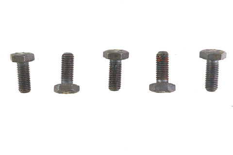 Black Hex Cap Bolts 1/4 inch-20 x 3/8 inch - V-Twin Mfg.