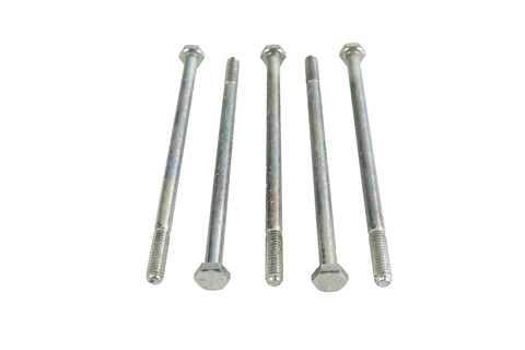 Zinc Hex Cap Bolts 1/4 inch-20 x 5-1/4 inch - V-Twin Mfg.