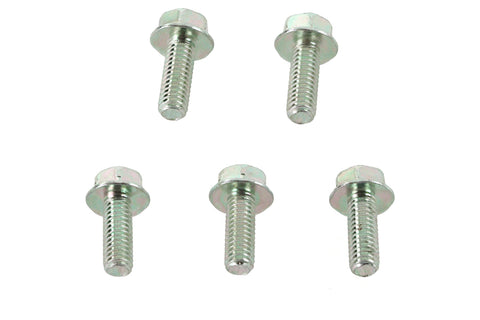 Zinc Hex Flange Screws 5/16 inch-18 x 7/8 inch - V-Twin Mfg.
