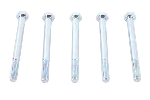 Zinc Hex Cap Bolts 5/16 inch-18 x 3-1/2 inch - V-Twin Mfg.