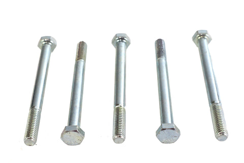 Zinc Hex Cap Bolts 5/16 inch-18 x 3-3/4 inch - V-Twin Mfg.