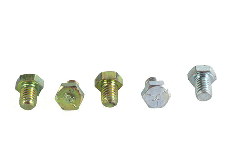 Zinc Hex Cap Bolts 3/8 inch-16 x 1/2 inch - V-Twin Mfg.
