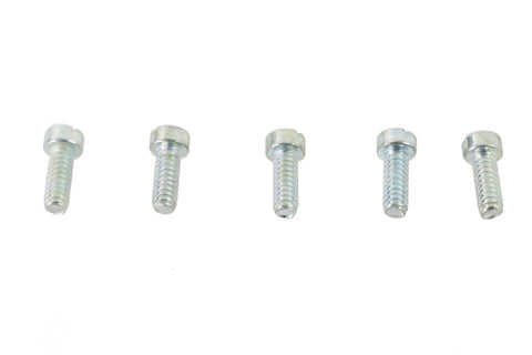 10-24 x 1/2 inch Fillister Head Screw Zinc - V-Twin Mfg.
