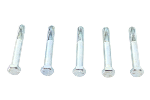 Zinc Hex Cap Bolts 3/8 inch-16 x 3-1/4 inch - V-Twin Mfg.