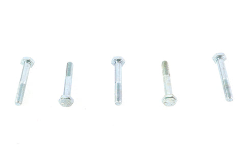 Zinc Hex Cap Bolts 1/4 inch-28 X 1-3/4 inch - V-Twin Mfg.