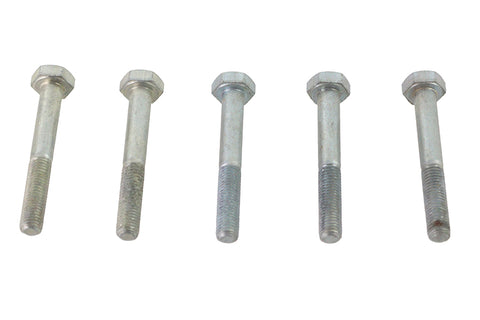 Zinc Hex Cap Bolts 1/4 inch-28 x 1-7/8 inch - V-Twin Mfg.