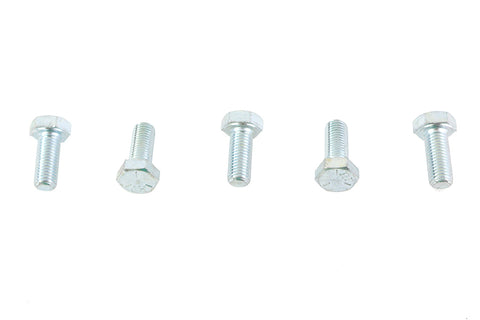 Zinc Hex Cap Bolts 1/4 inch-28 x 3 inch - V-Twin Mfg.