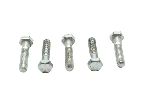 Zinc Hex Cap Bolts 5/16 inch-24 x 1-3/8 inch - V-Twin Mfg.