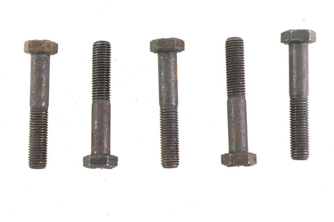 Black Hex Cap Bolts 5/16 inch-24 x 1-7/8 inch - V-Twin Mfg.