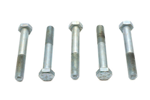 Zinc Hex Cap Bolts 5/16 inch-24 x 2-1/4 inch - V-Twin Mfg.