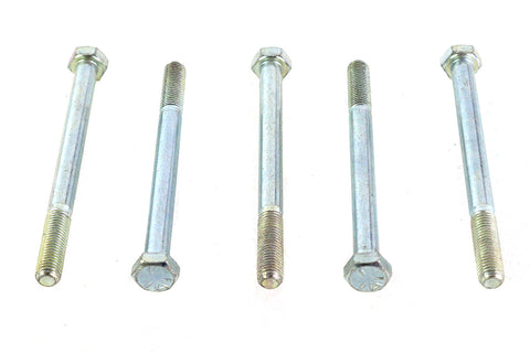 Zinc Hex Cap Bolts 5/16 inch-24 x 3-3/4 inch - V-Twin Mfg.