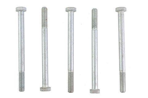 Zinc Hex Cap Bolts 5/16 inch-24 x 4-1/4 inch - V-Twin Mfg.