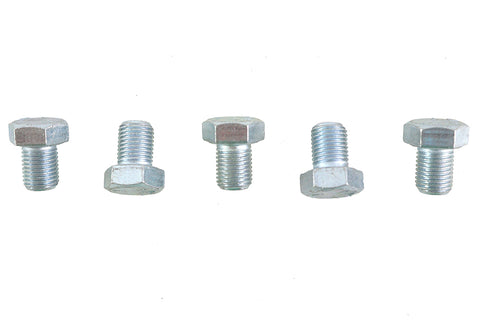 Zinc Hex Cap Bolts 3/8 inch-24 x 1/2 inch - V-Twin Mfg.