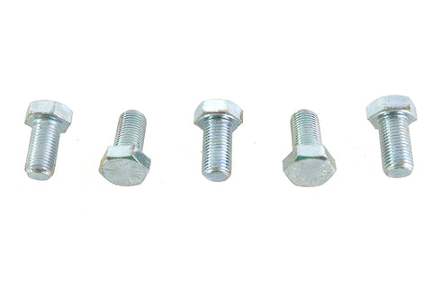Zinc Hex Cap Bolts 3/8 inch-24 x 3/4 inch - V-Twin Mfg.