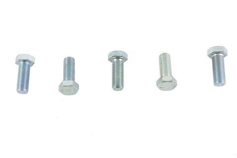 Zinc Hex Cap Bolts 3/8 inch-24 x 1 inch - V-Twin Mfg.