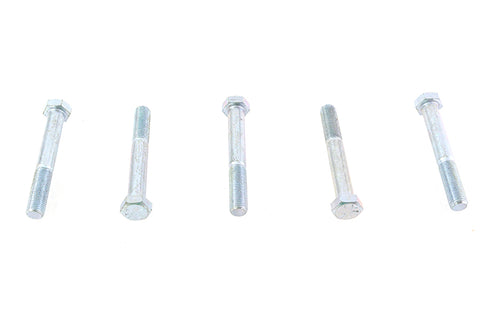 Zinc Hex Cap Bolts 3/8 inch-24 x 2-3/4 inch - V-Twin Mfg.