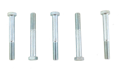 Zinc Hex Cap Bolts 3/8 inch-24 x 3 inch - V-Twin Mfg.