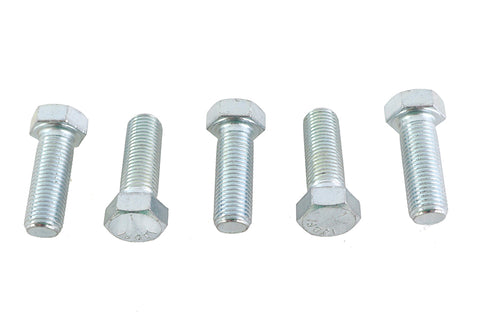 Zinc Hex Cap Bolts 7/16 inch-20 x 1-1/4 inch - V-Twin Mfg.