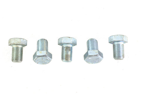 Zinc Hex Cap Bolts 1/2 inch-20 x 3/4 inch - V-Twin Mfg.