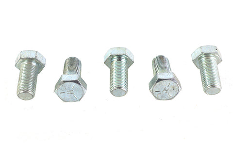Zinc Hex Cap Bolts 1/2 inch-20 x 1 inch - V-Twin Mfg.