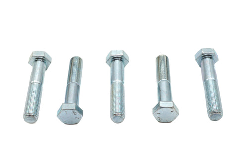 Zinc Hex Cap Bolts 1/2 inch-20 x 2-1/2 inch - V-Twin Mfg.