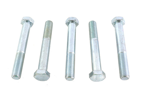 Zinc Hex Cap Bolts 1/2 inch-20 x 3-3/4 inch - V-Twin Mfg.