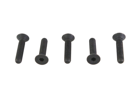 Allen Flat Head Screws Black 5/16 inch-18 x 1-1/2 inch - V-Twin Mfg.