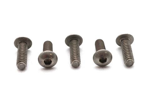 Allen Button Head Screws Stainless Steel 10-24 inch X 5/8 in - V-Twin Mfg.