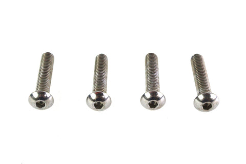 Allen Button Head Screws Stainless Steel 1/4-20 X 1 inch - V-Twin Mfg.