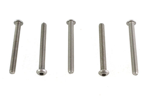 Allen Button Head Screws Stainless Steel 1/4-20 X 2-1/2 inch - V-Twin Mfg.