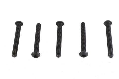 Allen Button Head Screws Black 1/4-20 X 2 inch - V-Twin Mfg.