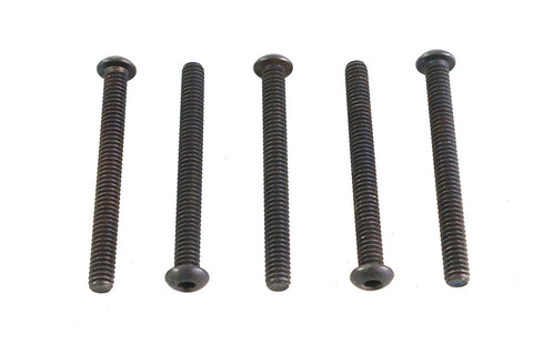 Allen Button Head Screws Black 1/4-20 X 2-1/2 inch - V-Twin Mfg.