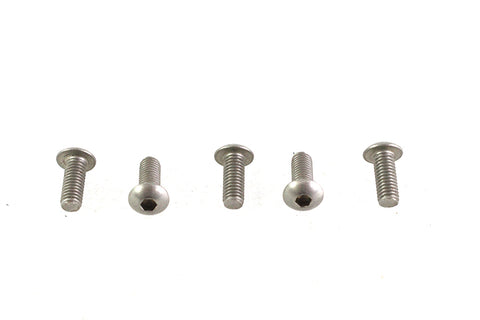 Allen Button Head Screws Stainless Steel 10-32 X 1/2 inch - V-Twin Mfg.