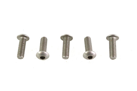 Allen Button Head Screws Stainless Steel 10-32 X 5/8 inch - V-Twin Mfg.