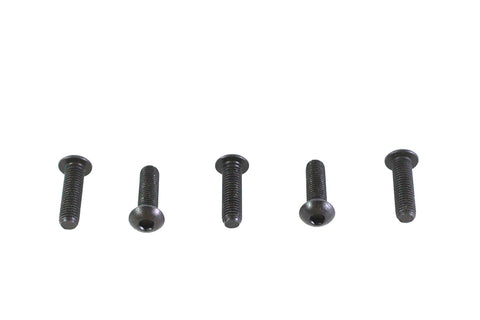 Allen Button Head Screws Black 1/4-28 X 7/8 inch - V-Twin Mfg.