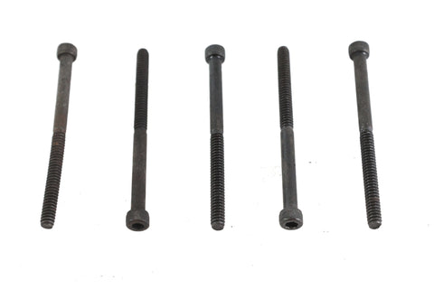 6-32 X 2 inch Allen Socket Cap Screw Black - V-Twin Mfg.