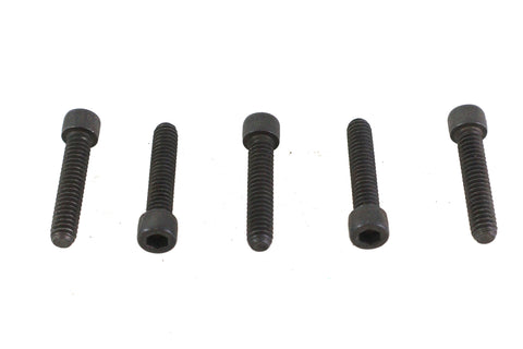 1/4 inch-20 x 1-1/4 inch Allen Socket Cap Screw Black - V-Twin Mfg.